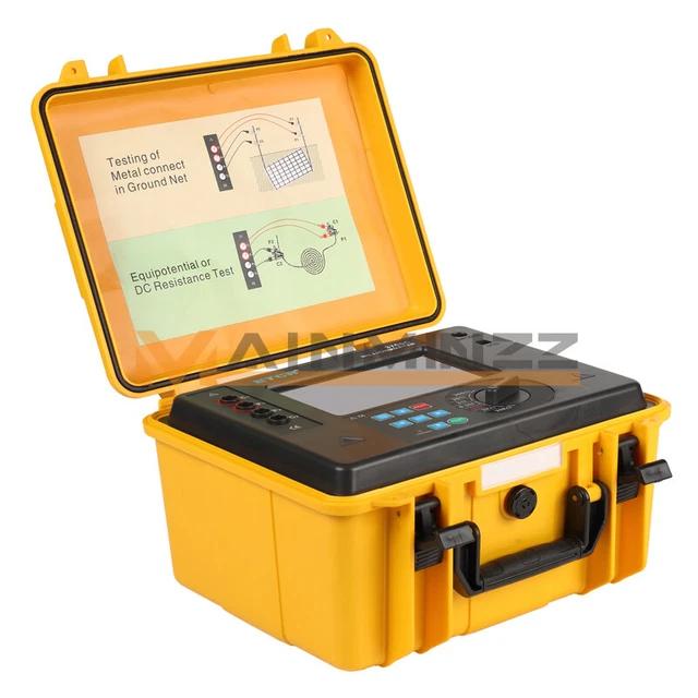 Intelligent Equipotential Bonding Resistance Tester 0.0001Ω~30.00kΩ ETCR3700C