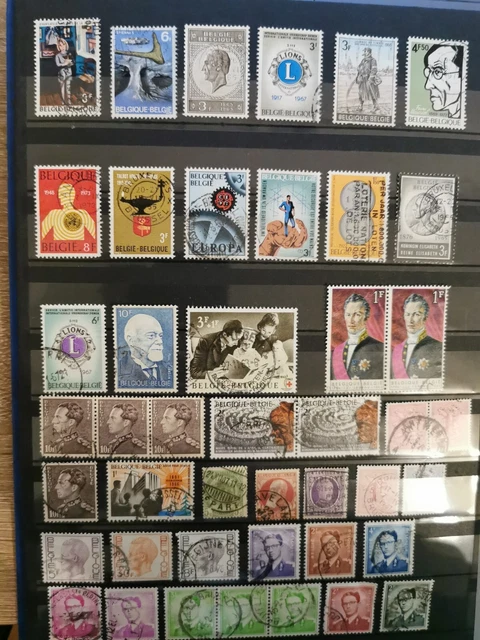 Briefmarken Belgien Lot gestempelt