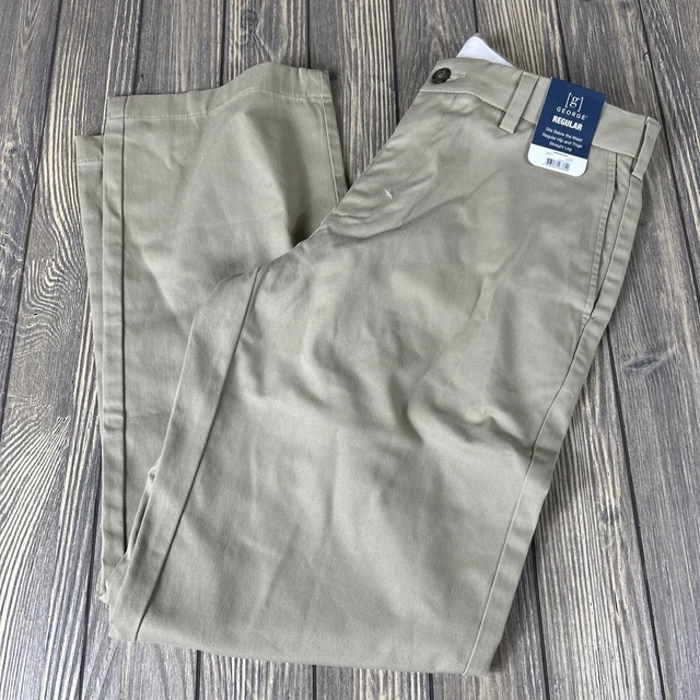 REGULAR MENS Beige Premium Khaki Pants Size 30x30 17.24 PicClick