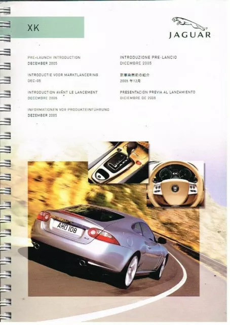 Jaguar Xk8 X150 Coupe Convertible Orig. 2005 Factory Technical Data Book Nl Text