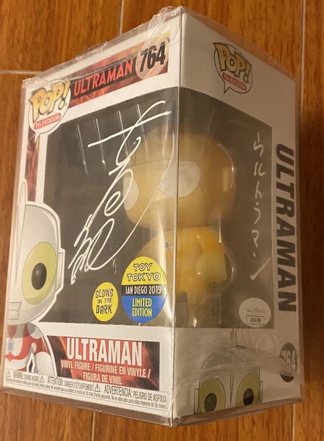 BIN FURUYA SIGNED ULTRAMAN FUNKO POP GLOW IN THE DARK FIGURE AUTO JSA Rare GITD