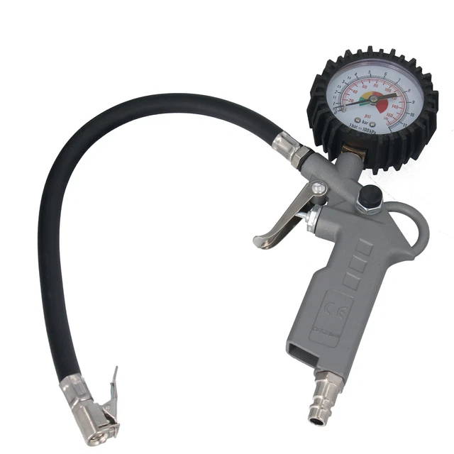 Manomètre de pression digital avec le raccordement inférieur (radial): un cadran 100 mm | -1/ 25 bar (1/2