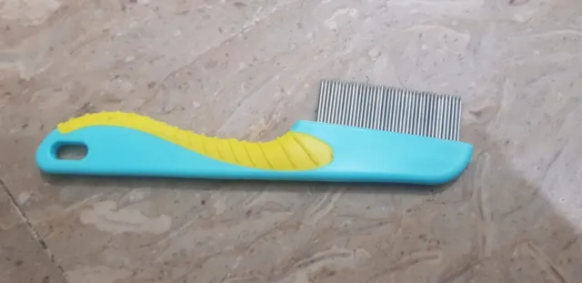 Ultra Fine handel METAL TEETH COMB Remove Nit Lice Eggs Pet Flea for Clean Hair