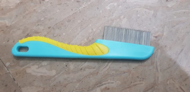 Ultra Fine handel METAL TEETH COMB Remove Nit Lice Eggs Pet Flea for Clean Hair