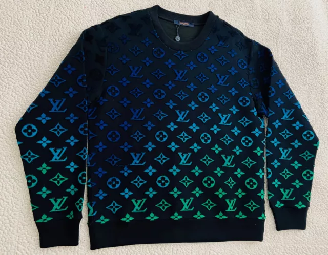 Louis Vuitton Virgil Abloh Monogram Gradient Sweatshirt Very Rare