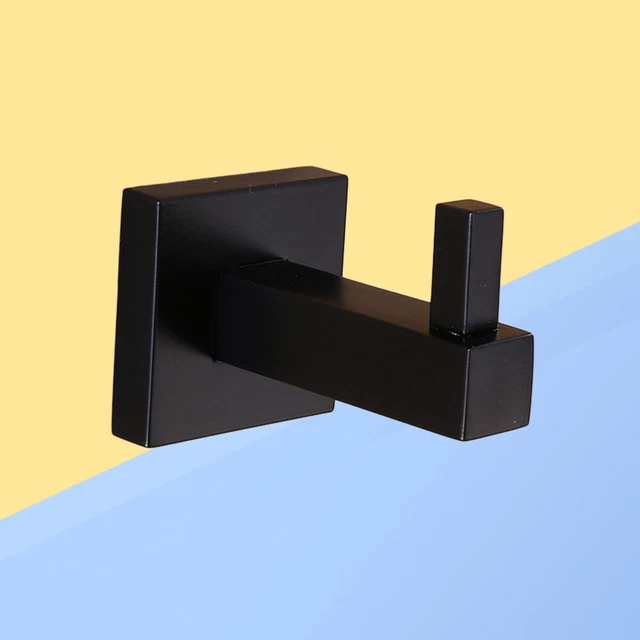 Matte Black Coat Hooks Wall Wall Mounted Towel Holder Clothes Hook