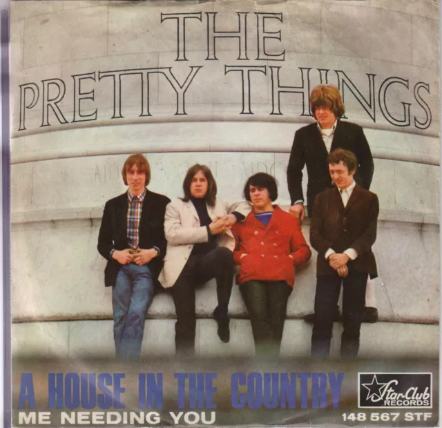THE PRETTY THINGS - A House In The Country - 1966 German 2-trk 7"  vinyl single