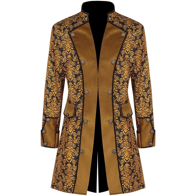COSTUME UOMO RINASCIMENTALE vintage cappotto medievale con steampu EUR