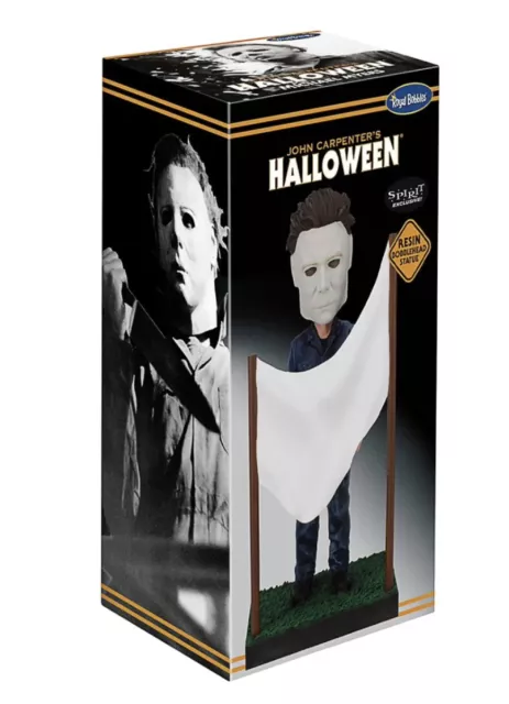 New Officially Licensed Halloween Michael Myers Clothesline Bobblehead Statue