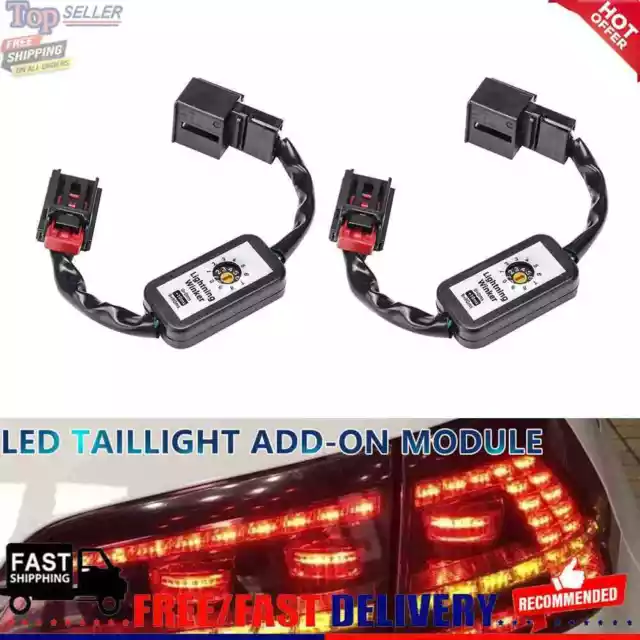 2pcs Dynamic Turn Signal LED Taillight Add-On Module Cable Harness for Golf