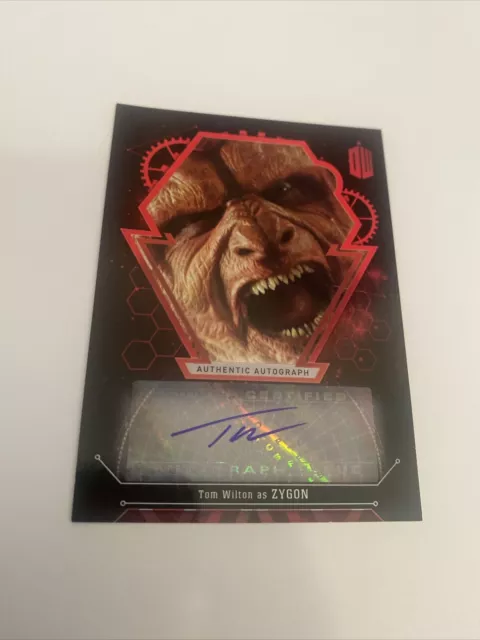 Doctor Who Extraterrestrial Encounters Autograph Card Tom Wilton as Zygon #02/05