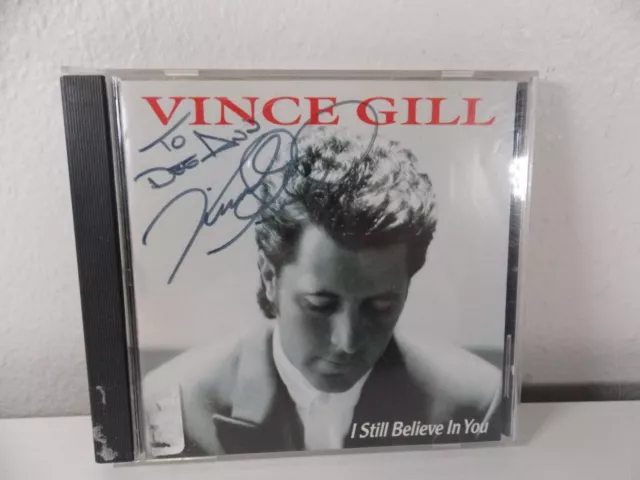 Vince Gill I Still Believe In You Autographed CD