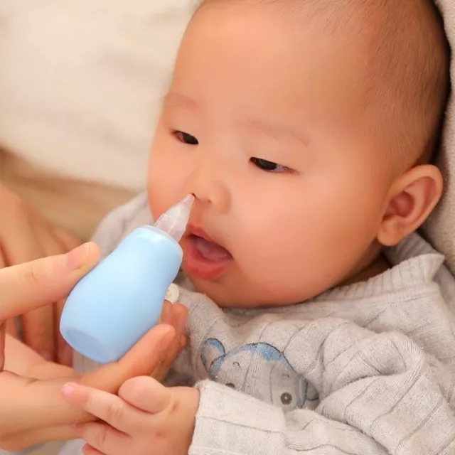 Baby Nose Cleaner Vacuum Sucker Nasal Vacuum Mucus Suction Aspirator Soft Tip