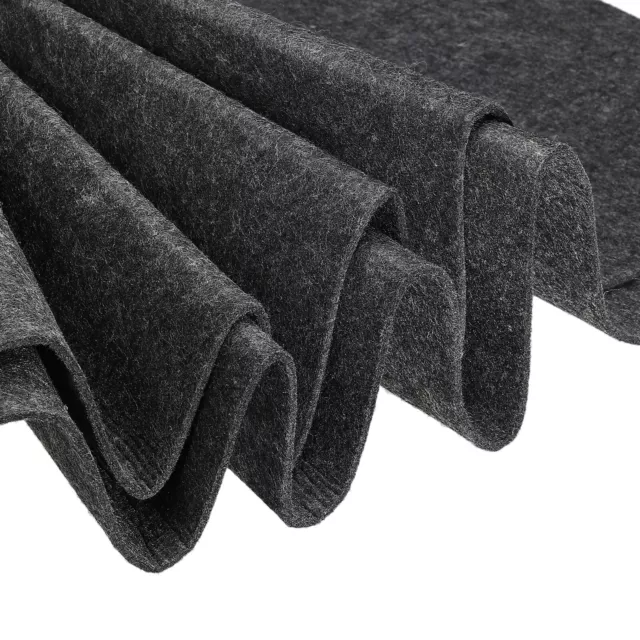 Acrylic Soft Felt Fabric Sheets Fiber Sheet Grey 39x39 inch 3mm Thick | Harfington