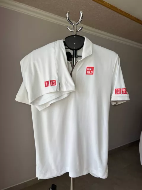 Rf Roger Federer 2019 Wimbledon Polo Tennis Shirt Full Kit Shorts Uniqlo Mens M