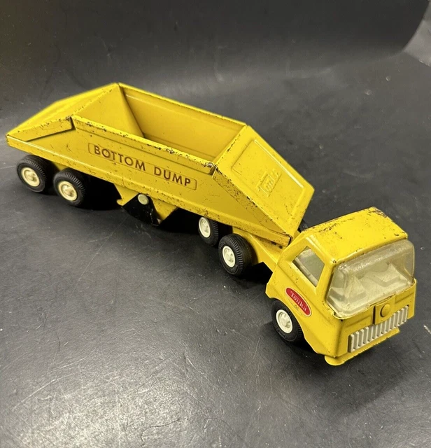 Niveleuse De Route Structo Vintage - Acier Pressé Vert - Années 70 - USA