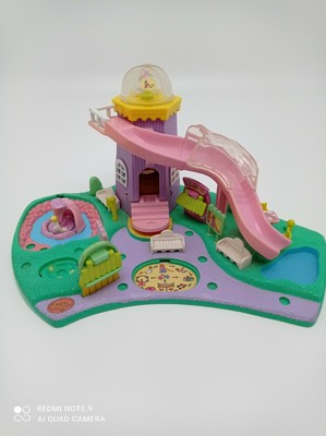 Bluebird Vintage Polly Pocket Bluebird TOBOGGAN Manège parc aquatique 