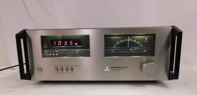 MITSUBISHI DA-F20 AM/FM STEREO TUNER Works but needs restoration