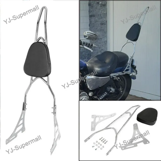 Motorcycle Sissy Bar Pad Backrest For Kawasaki Voyager Vulcan VN1500 1700 750 US