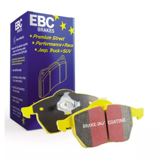 Bremsbelagsatz EBC BRAKES Yellow Stuff DP4002SS, vorne, hinten