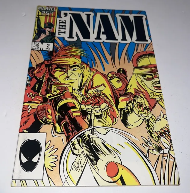 The 'Nam #2 Michael Golden Cover & Art Marvel Comics 1987