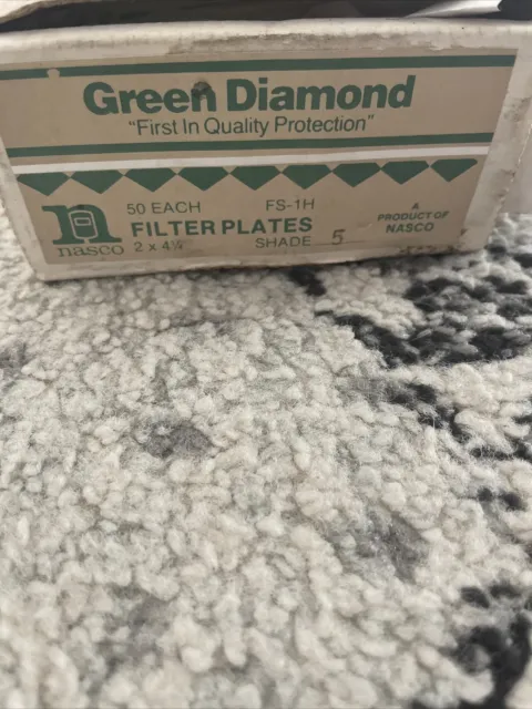 Green Diamond Welding Filter Plates Shade 5 New box Of 50