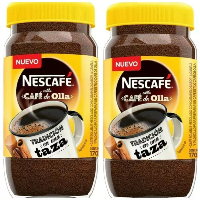 2 x 85g Café Soluble Nescafé Estilo Cafe Olla instantáneo Pure  Instant(🚚🌟)