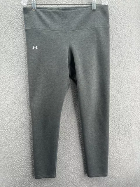 UNDER ARMOUR WOMENS TIGHTS COMPRESSION RUNNING LEGGINGS LADIES GYM RUSH  BLACK