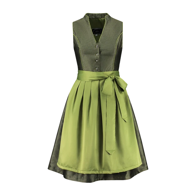 Dirndl Schürze Grün Für Damen - Traditionelle Trachtenschürze Für Oktoberfest & Feste