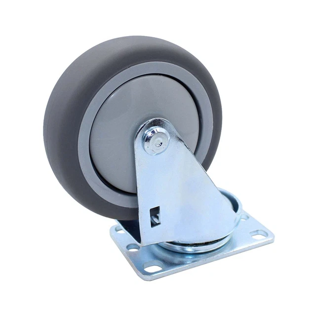 SNAP-LOC 300 lb Caster 4 Inch General Purpose Thermoplastic Swivel