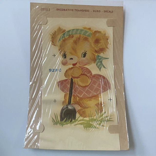 Calcomanía de oso de peluche Duro Calcomanías 929C de colección linda transferencia decorativa colorida