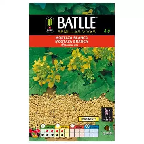 Semillas aromáticas de Battle - Mostaza blanca (10g)