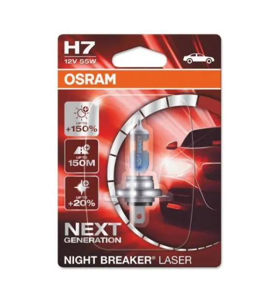 OSRAM Night Breaker 200 H4 9003 Car Halogen Headlight +200% More Brightness  Original Lamp 12V 60/55W Made In Germany 64193NB200 - AliExpress