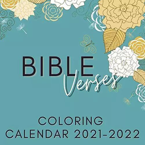 Bible Verses Coloring Calendar 2021-2022: April 2021 ... by Publishing, Nature W