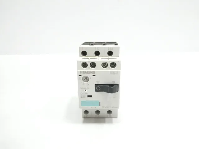 Siemens 3RV1011-1BA10 Manual Starter 1.4-2a Amp 1-1/2hp
