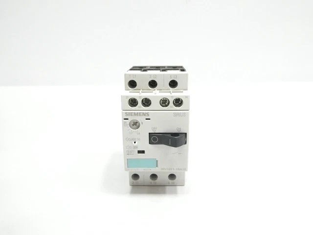 Siemens 3RV1011-1BA10 Manual Starter 1.4-2a Amp 1-1/2hp