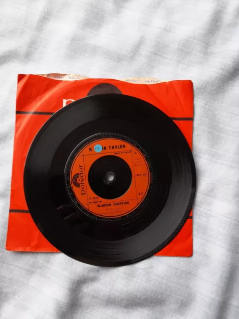 R. Dean Taylor - Window Shopping/Bonnie 45Rpm Vinyl.