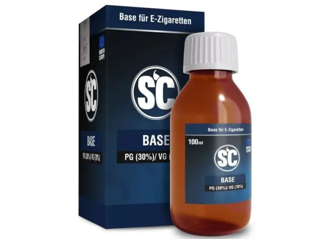 Base 100ml SC 0mg/ml Basis Liquid - 70/30 oder 50/50 E-Zigaretten Base 0,1 L Set