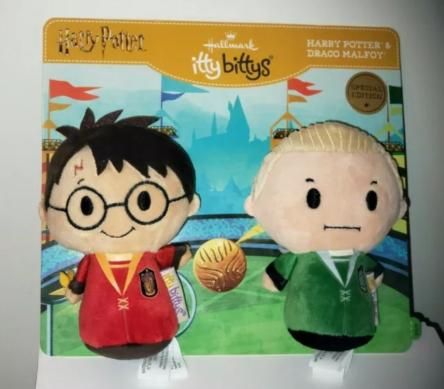 Hallmark Itty Bittys Set of 2 Harry Potter & Draco Malfoy Special Edition NEW 3