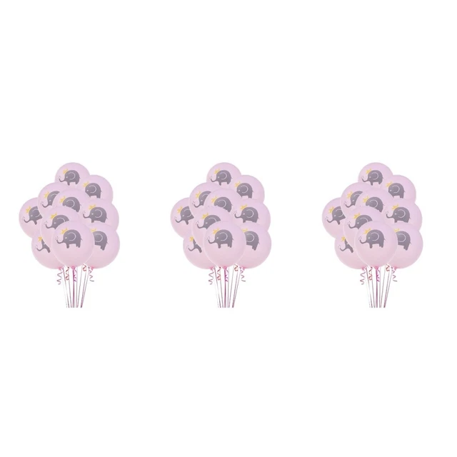 30 pz 12 pollici Cartoon Elephant Balloons Set Bambino Birthday Party Supplies