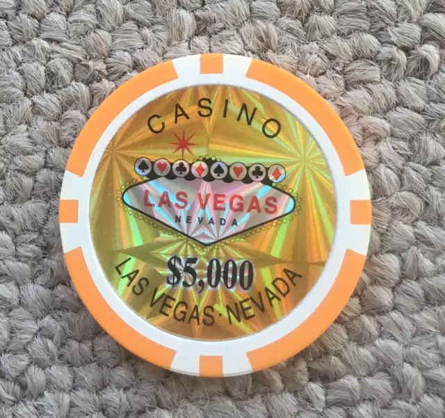 $5000 Las Vegas Nevada Holographic Casino Chip.