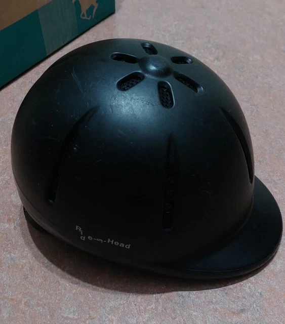 Reiterhelm Reitkappe Reithelm Krämer  K-2A, Gr. S (48-52cm), schwarz, Kinder 8