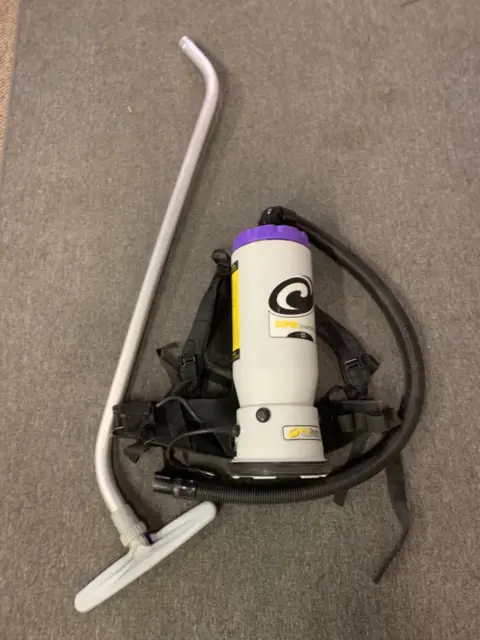 USED Proteam Super QuarterVac Commercial Backpack Vacuum Cleaner SQV-100  6QT