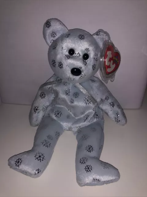 Ty Beanie Baby Babies Collection Flaky Winter Bear 2002 Retired with tag