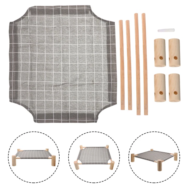 Lit De Camp Pour Animaux Compagnie Chaton Couchage Grotte Détachable