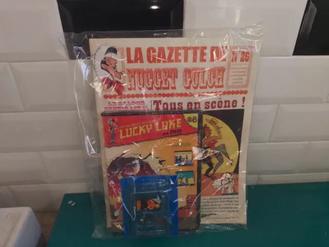 Figurine village atlas Lucky luke la gazette de nugget gulch n°26 lulu carabiné