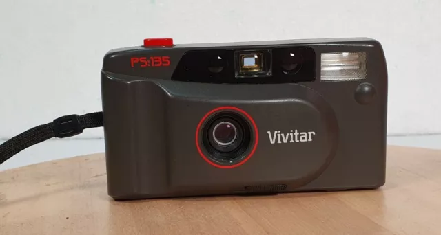 Cámara fotográfica Vivitar PS:135 vintage 35 mm probada con flash que funciona 2