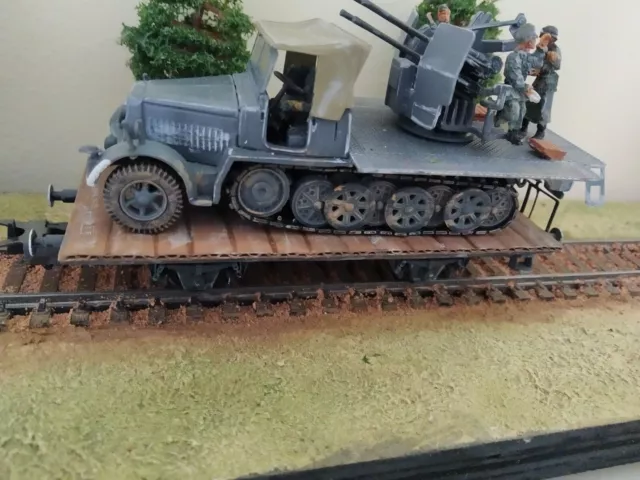 wagon de Train militaire allemand german military train HO Jouef Lima ww2 #8