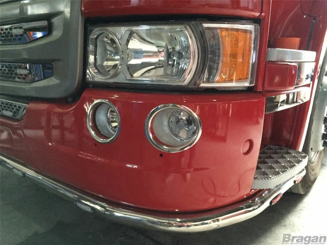 Chrome Grill Air Flow Trim For Scania P/G/R/R Series Trucks (2009-2016) - Stainless Steel