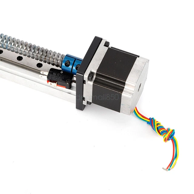 CNC LINEAR ACTUATOR Ball Screw Slide Nema23 Motor Stage Rail Guide ...
